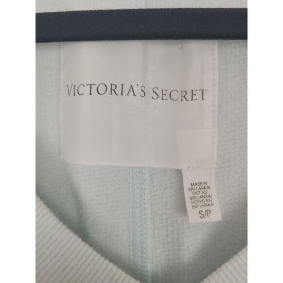 Victoria Secret Tunic Sweater SP Womens Light Blue 1/2 Sleeve Collarless Top - Picture 5 of 8